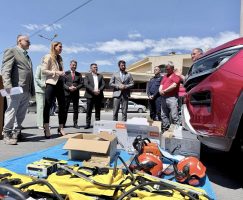 Со поддршка од САД, општините добиваат нова противпожарна опрема